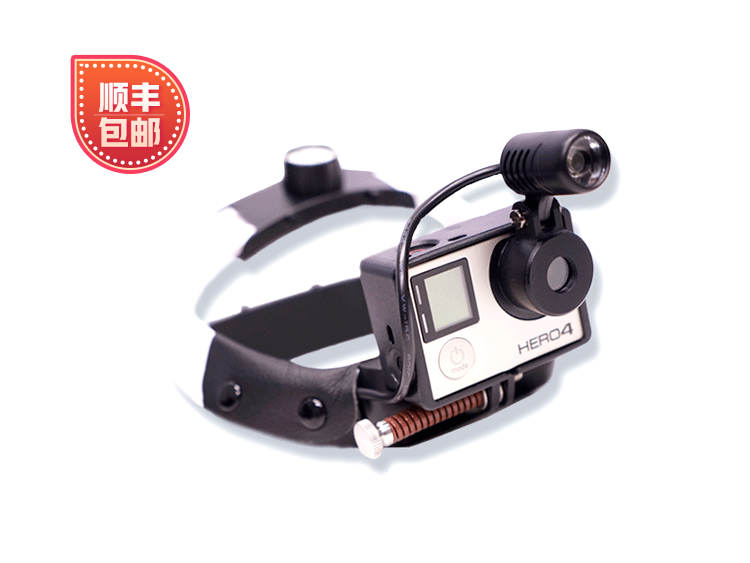 GOPRO医用版头戴4K手术摄像照明一体机，直降300元！免费升级高配置！
