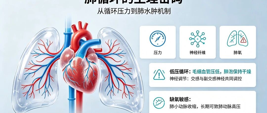 为什么左心衰容易引发肺水肿？一文读懂肺循环与肺微循环的独特生理特点