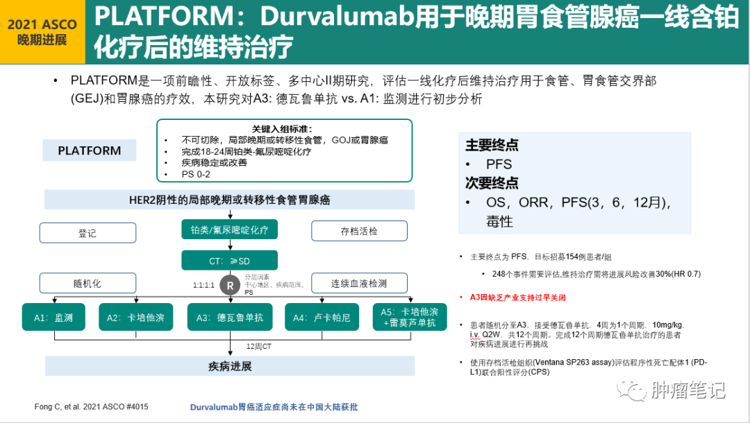 2021年胃癌免疫治疗最新进展