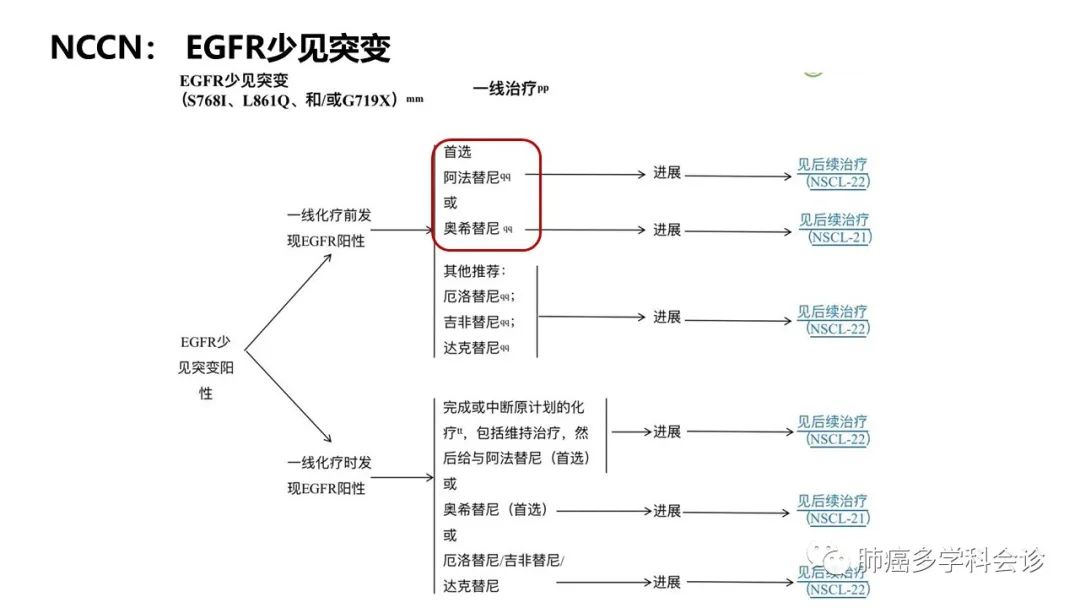 驱动基因阳性晚期NSCLC相关指南解读