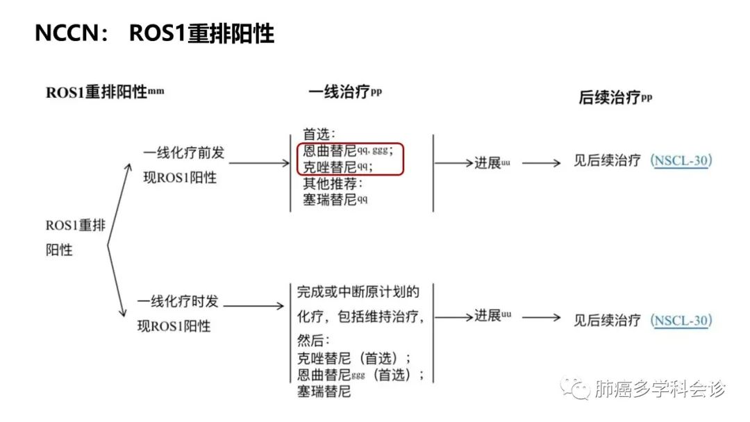 驱动基因阳性晚期NSCLC相关指南解读