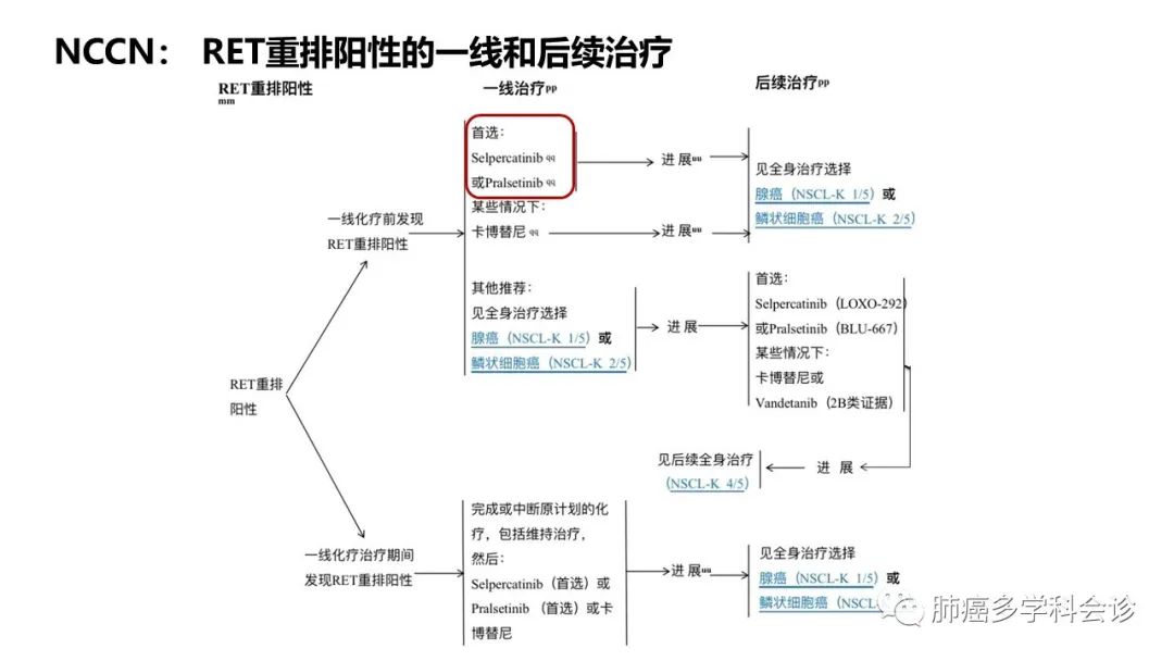 驱动基因阳性晚期NSCLC相关指南解读