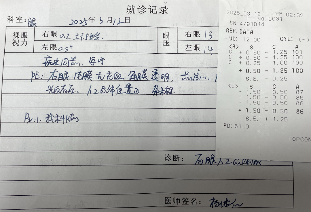 白内障术后视力为什么没有增加？