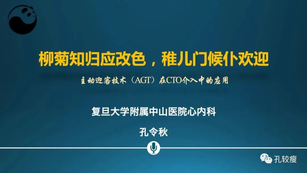 CTO病变主动迎客技术之我见