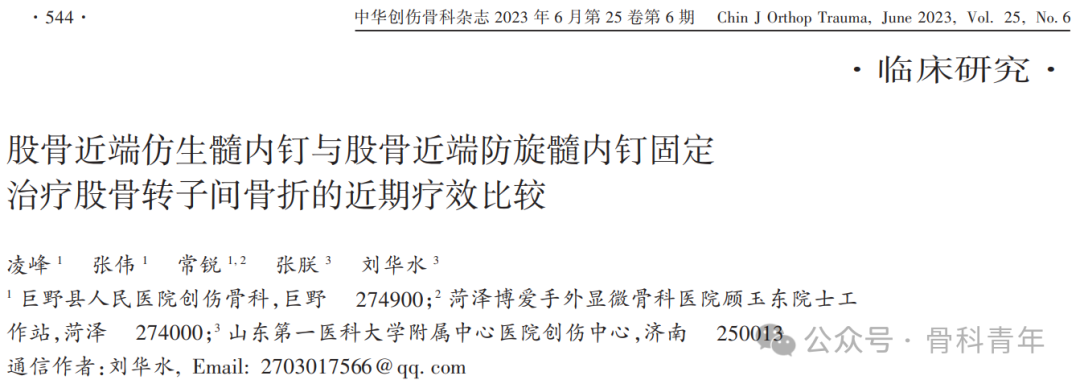 “张氏N三角理论”与PFBN，如何颠覆粗隆间骨折的治疗理念？