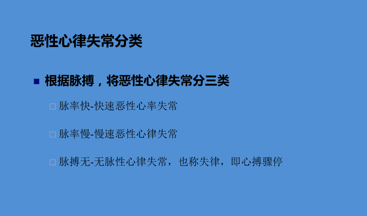恶性心律失常的急诊识别与处理(含ppt详解)