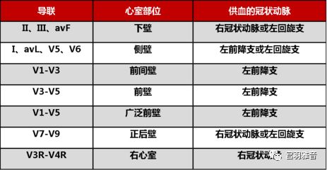 12导、15导、18导连接示意图及心脏各壁超声解剖位置与心电图导联对应关系