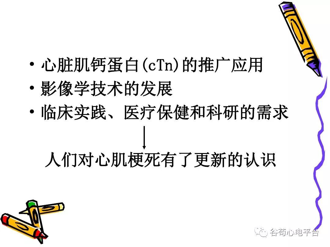 急性心肌梗死新定义（全球统一定义）