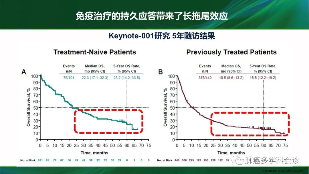 聚焦肺癌患者五年长生存：免疫治疗有优势？