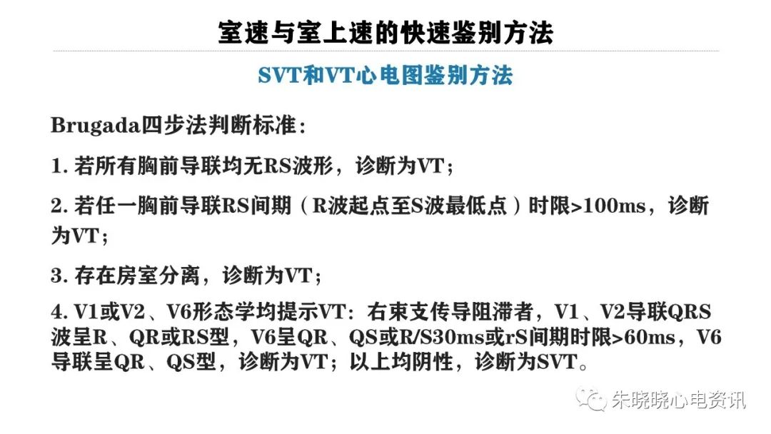 一看就会！室速与室上速的快速鉴别方法