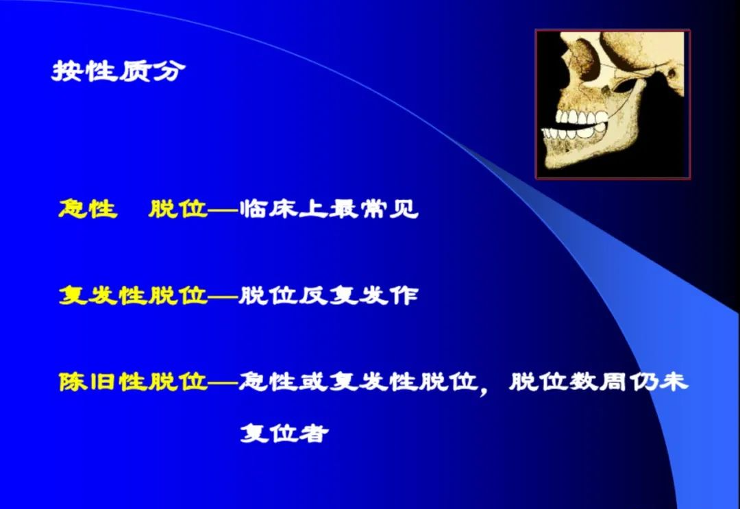 口腔颌面外科学：颞下颌关节脱位