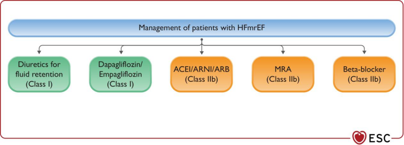 这两类心衰，只有SGLT2i和利尿剂是Ⅰ类推荐！ESC心衰指南更新