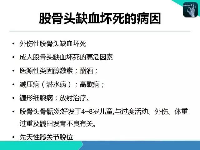 这个课件我想你需要！股骨头缺血性坏死的诊断