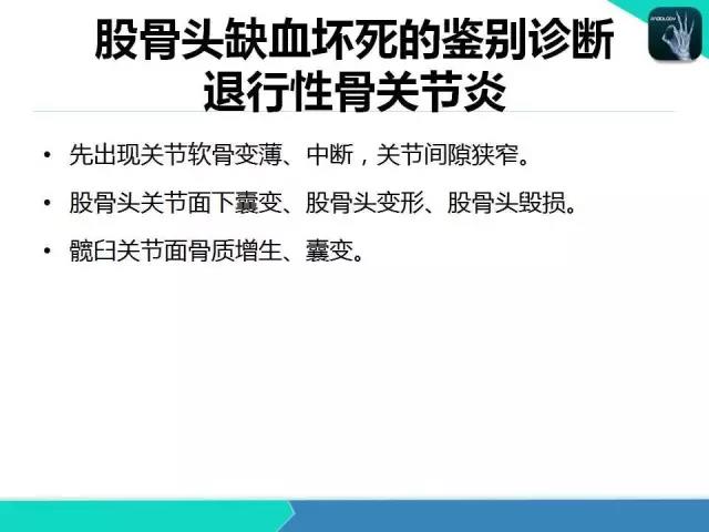 这个课件我想你需要！股骨头缺血性坏死的诊断