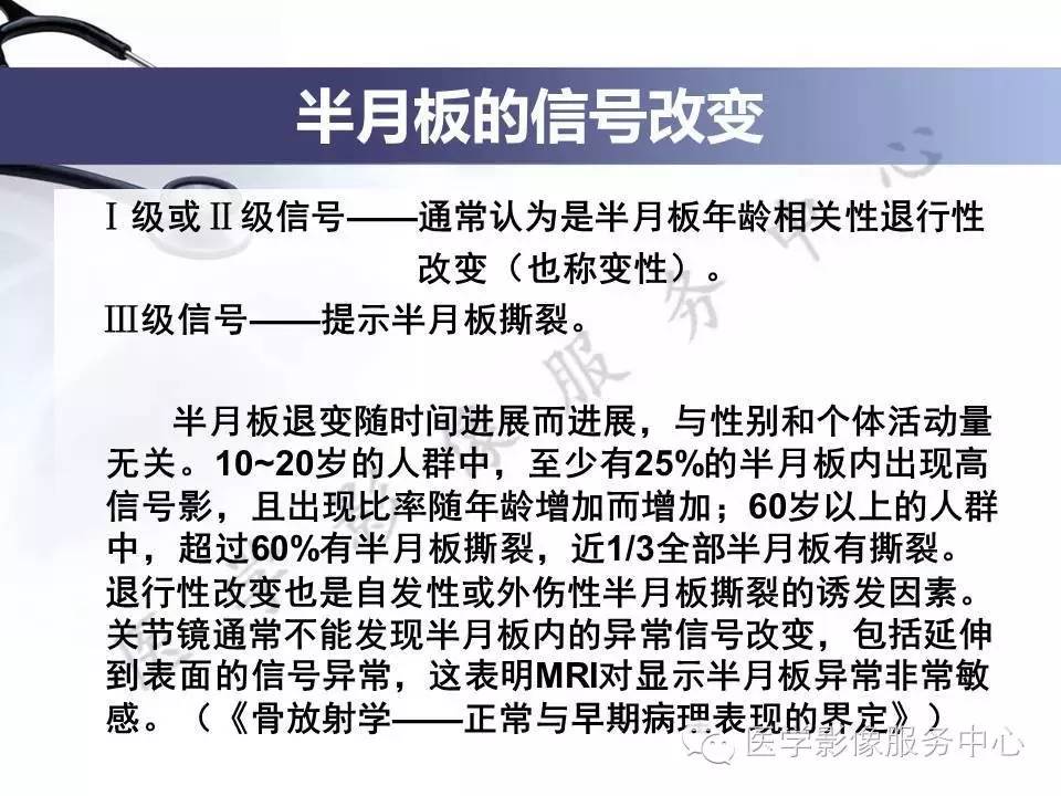 半月板病变的MRI诊断，如此精彩岂能错过！