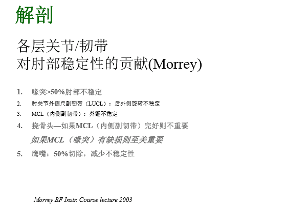 【2】荷兰最佳外科医生详细讲解“肘关节不稳定”