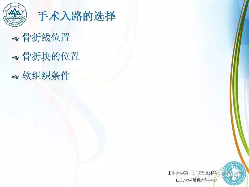 Pilon骨折的分型及治疗要点