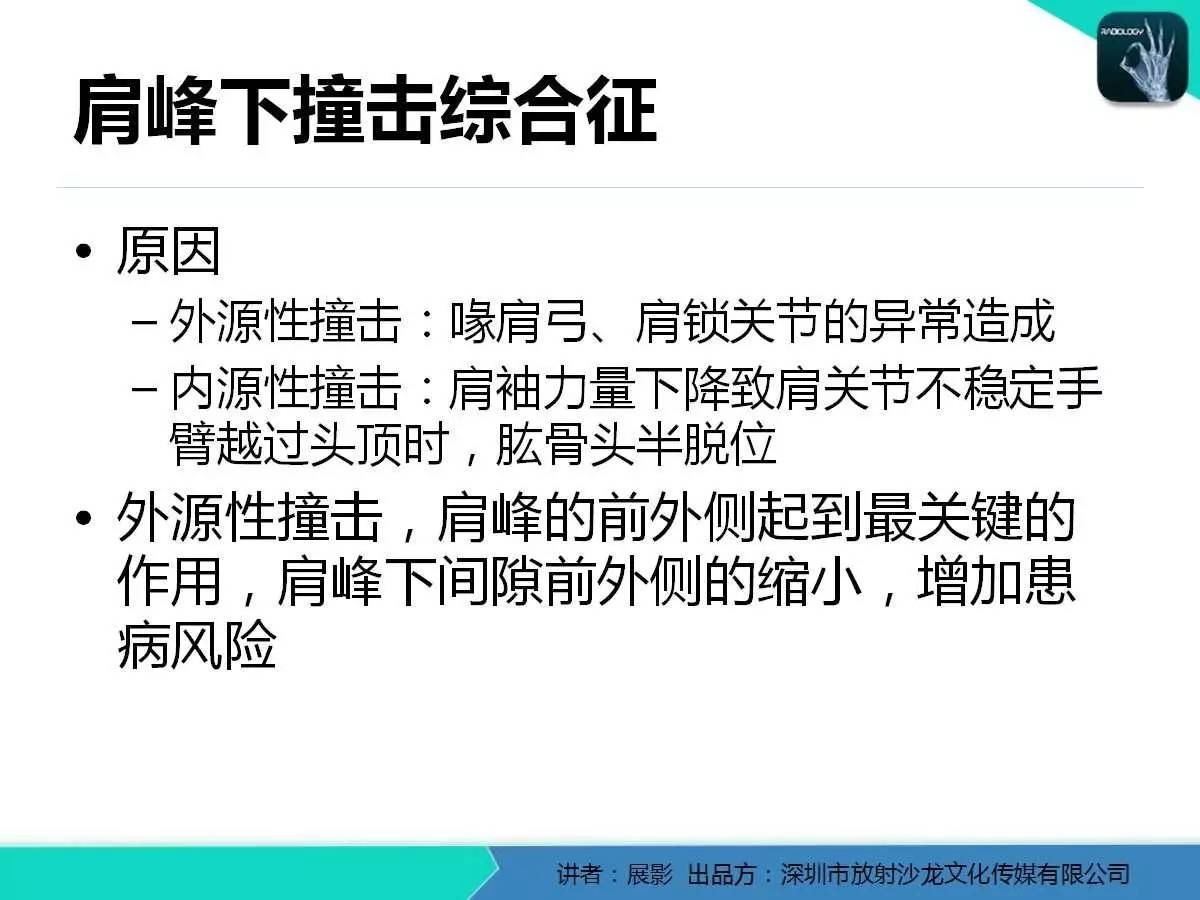 肩峰下撞击综合征和肩袖损伤的MR表现