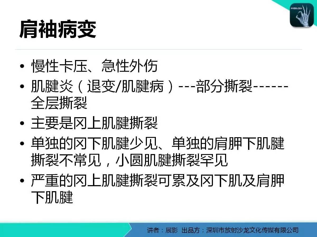 肩峰下撞击综合征和肩袖损伤的MR表现