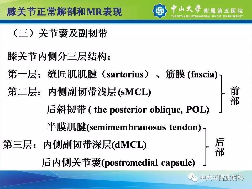 膝关节半月板和韧带损伤的影像学诊断