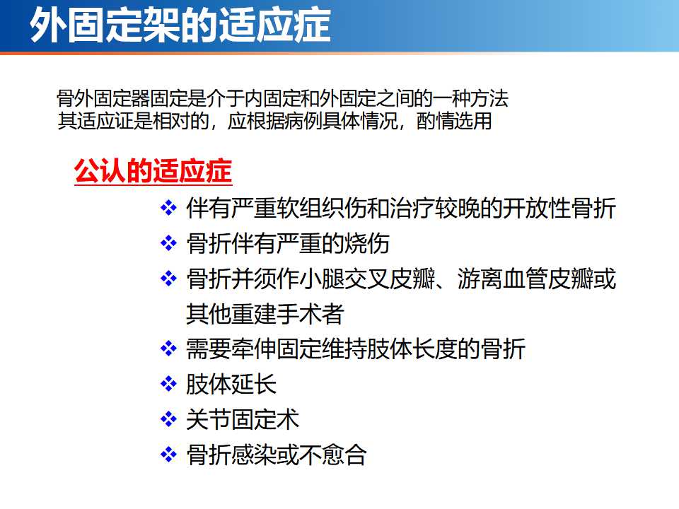 骨科常见的外固定架及其临床应用