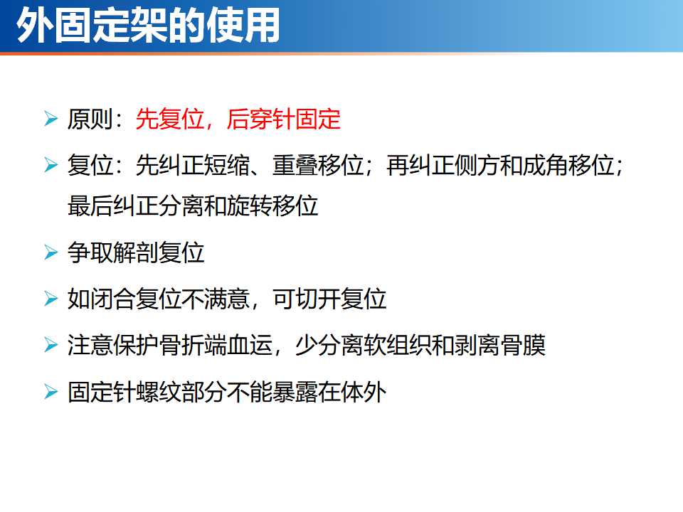 骨科常见的外固定架及其临床应用