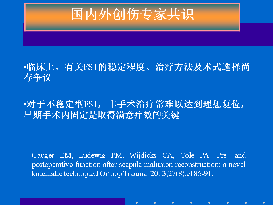 浮肩损伤的应用解剖及治疗策略