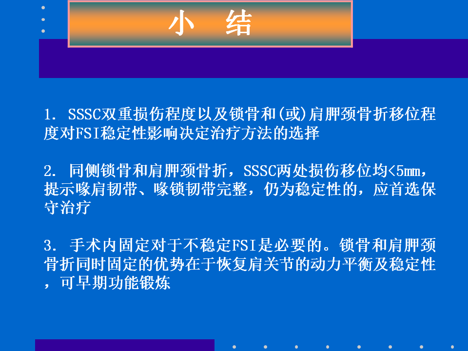 浮肩损伤的应用解剖及治疗策略