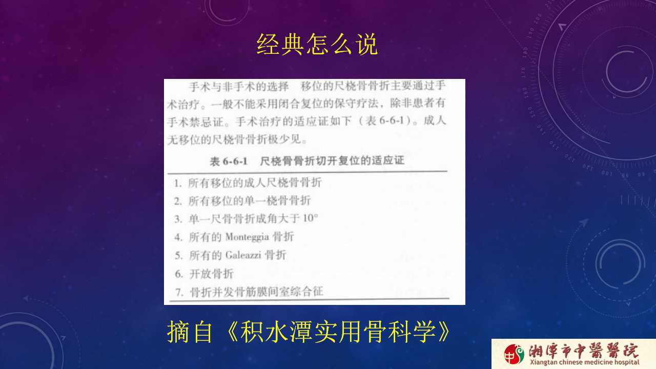 杨氏旋后牵引法治疗尺桡骨骨折