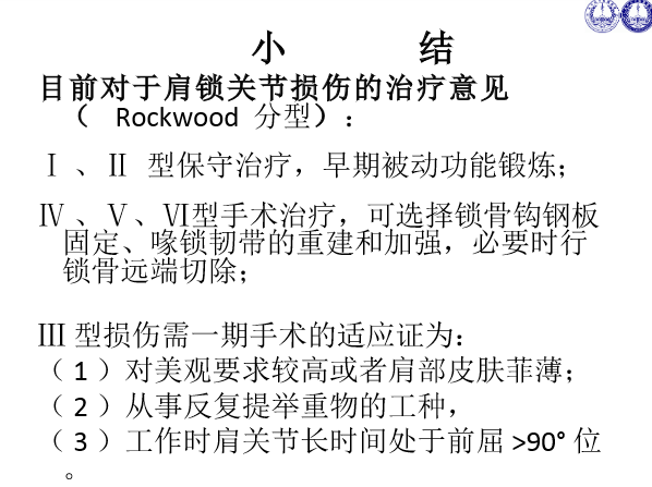 肩锁关节脱位的诊断与治疗