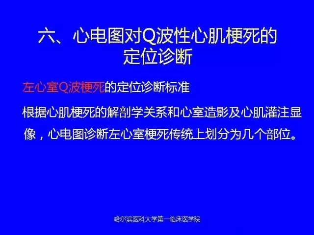 急性心肌梗死的心电图演变