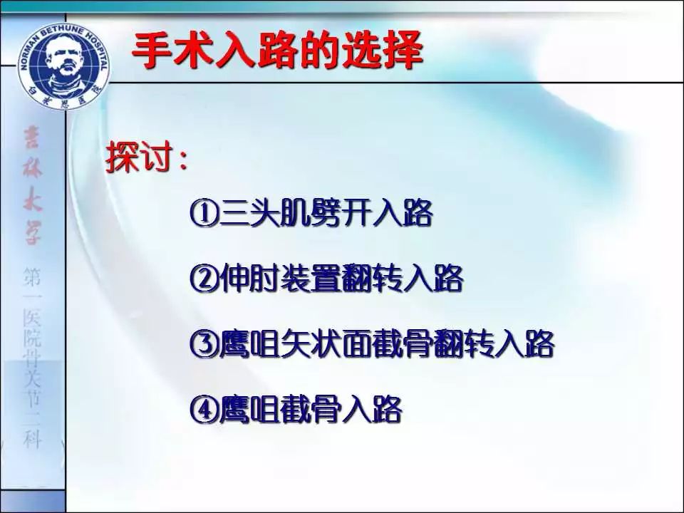 复杂肱骨远端关节内骨折手术入路及固定方式的选择