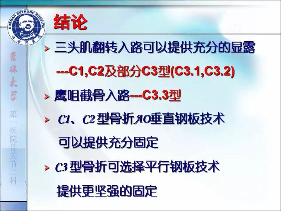 复杂肱骨远端关节内骨折手术入路及固定方式的选择