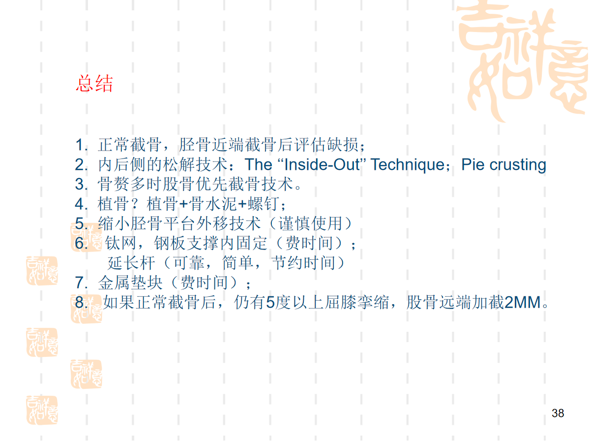 复杂初次全膝关节置换，遇到了该怎么办？