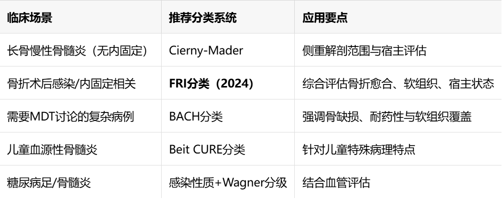 骨感染分型体系全景解析：从经典Cierny-Mader到2024